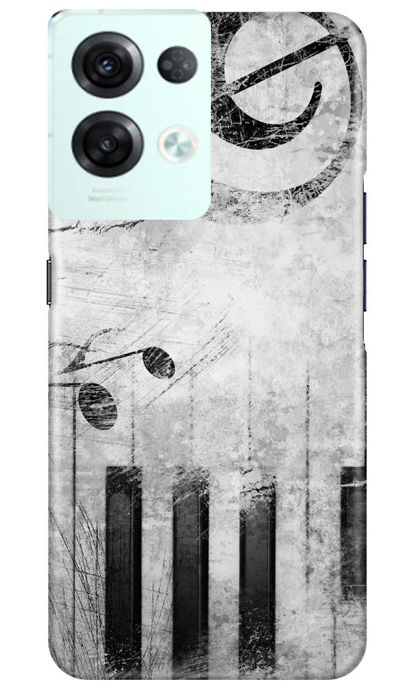 Music Mobile Back Case for Reno 8 Pro (Design - 352)