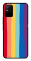 Rainbow MultiColor Metal Mobile Case for Realme Narzo 50i   (Design No -03)