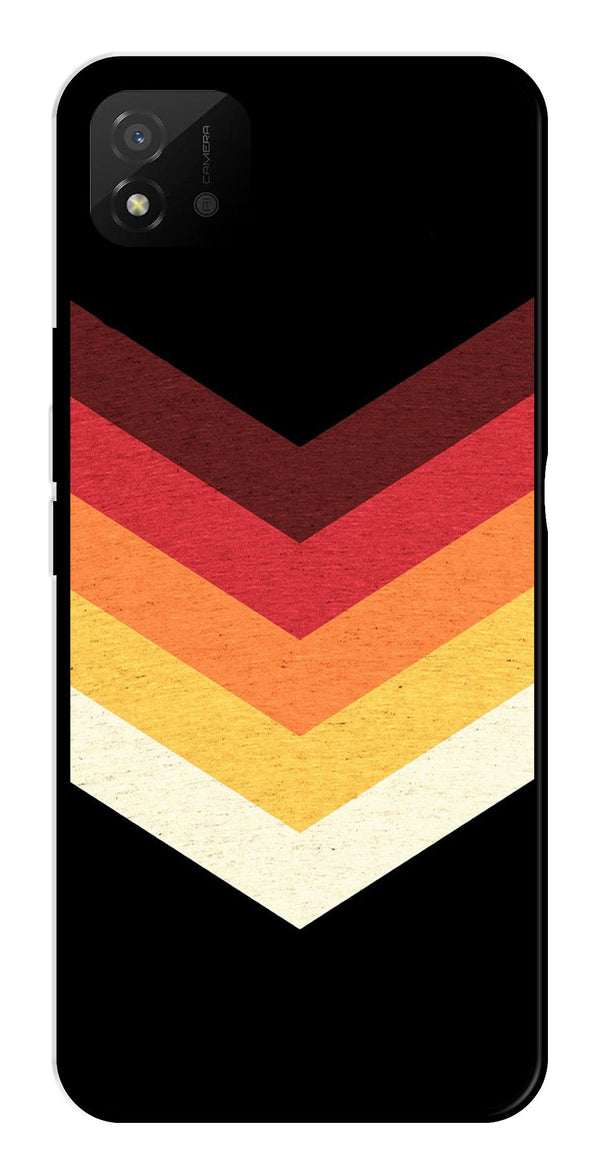 MultiColor Arrow Metal Mobile Case for Realme Narzo 50i   (Design No -04)