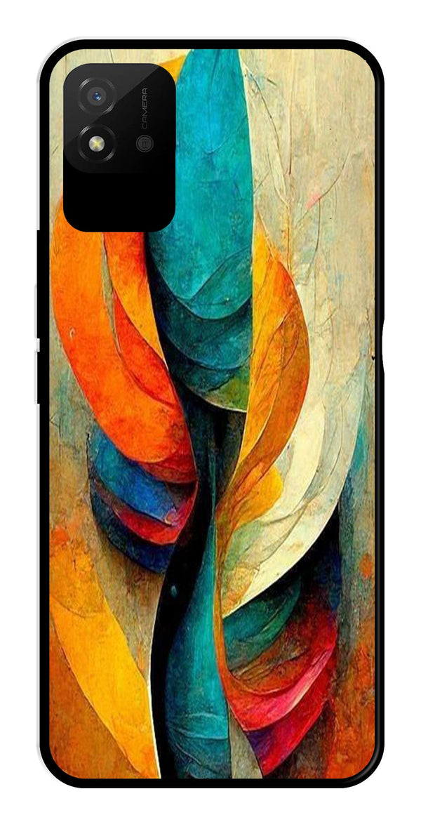 Modern Art Metal Mobile Case for Realme Narzo 50i   (Design No -11)