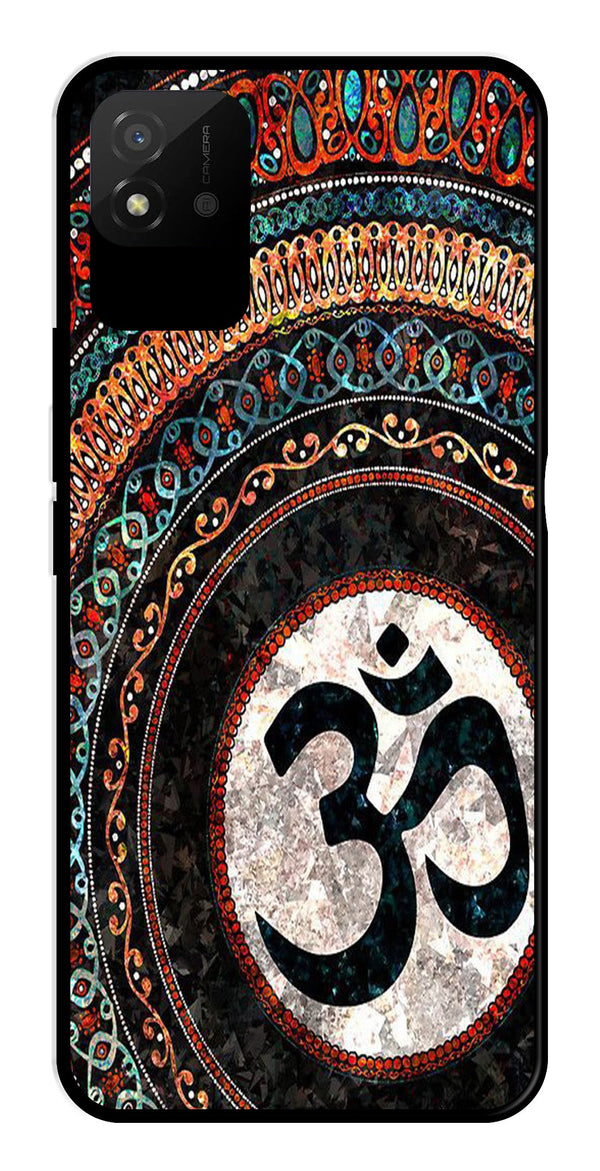 Oum Design Metal Mobile Case for Realme Narzo 50i   (Design No -15)