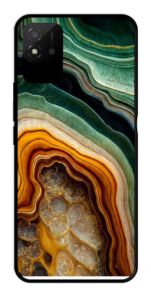 Marble Design Metal Mobile Case for Realme Narzo 50i