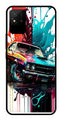 Vintage Car Metal Mobile Case for Realme Narzo 50i   (Design No -29)