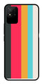 Muted Rainbow Metal Mobile Case for Realme Narzo 50i   (Design No -31)