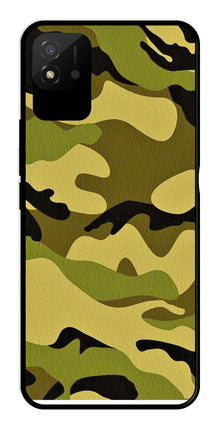 Army Pattern Metal Mobile Case for Realme Narzo 50i