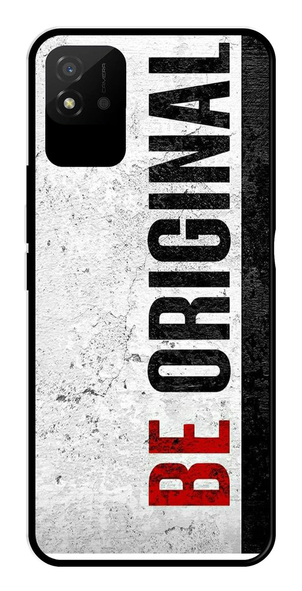 Be Original Metal Mobile Case for Realme Narzo 50i   (Design No -38)