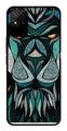 Lion Pattern Metal Mobile Case for Realme Narzo 50i   (Design No -40)