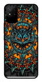 Owl Pattern Metal Mobile Case for Realme Narzo 50i   (Design No -42)