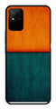 Orange Green Pattern Metal Mobile Case for Realme Narzo 50i   (Design No -45)