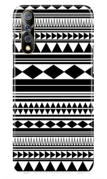 Black white Pattern Case for Vivo Z1x