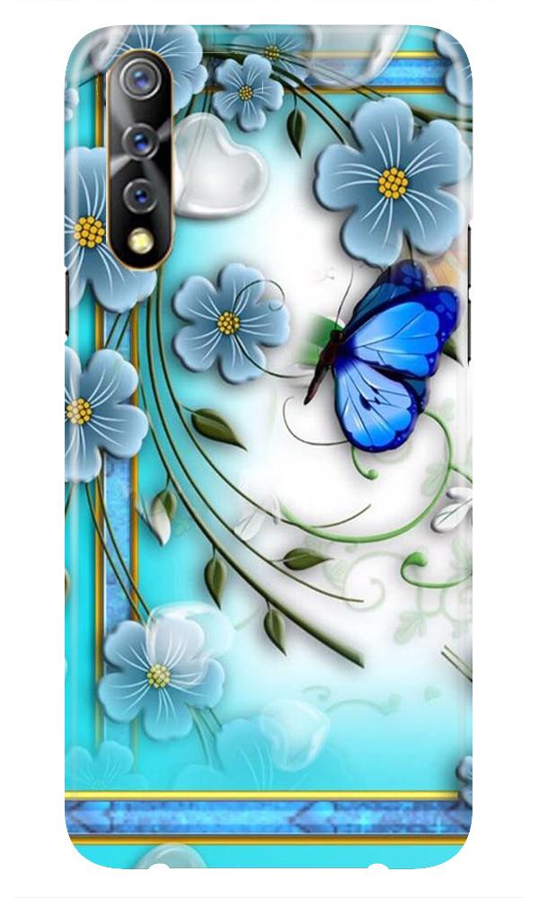 Blue Butterfly Case for Vivo S1