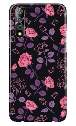 Rose Black Background Case for Vivo Z1x