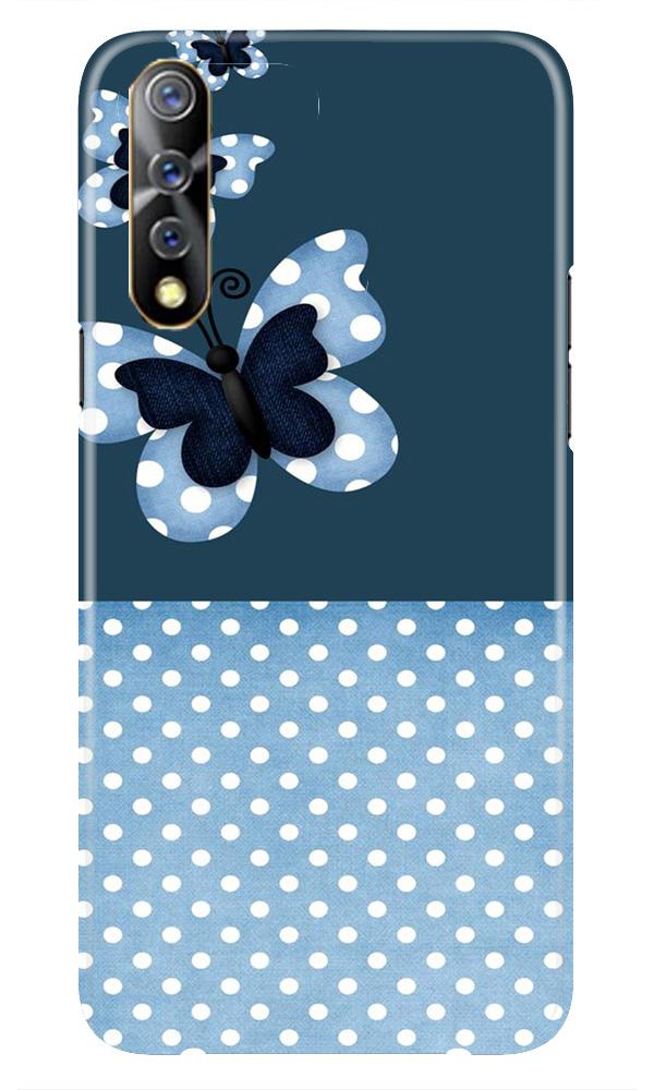 White dots Butterfly Case for Vivo S1