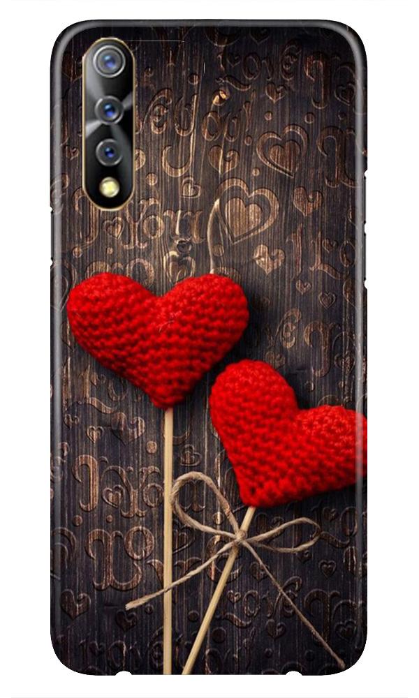 Red Hearts Case for Vivo S1