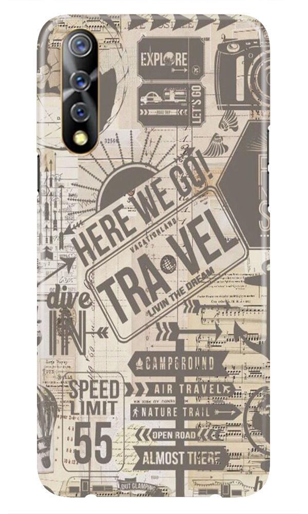 Travel Case for Vivo Z1x  (Design - 104)