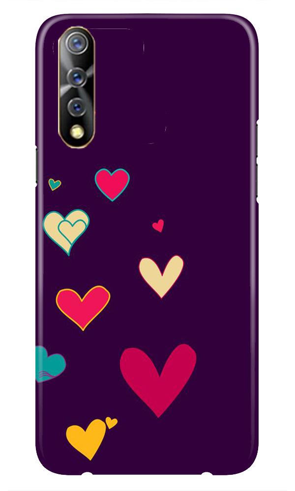 Purple Background Case for Vivo S1  (Design - 107)
