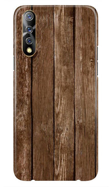 Wooden Look Case for Vivo Z1x  (Design - 112)