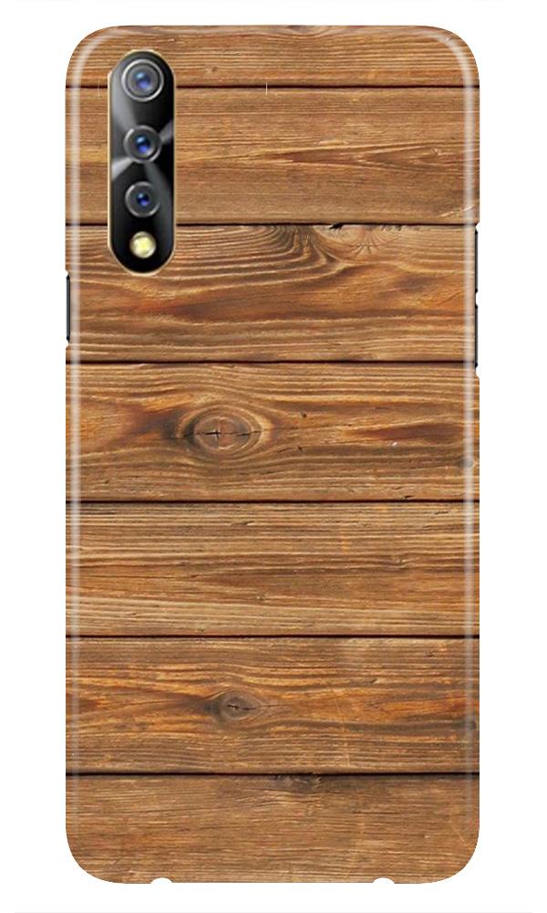 Wooden Look Case for Vivo Z1x  (Design - 113)