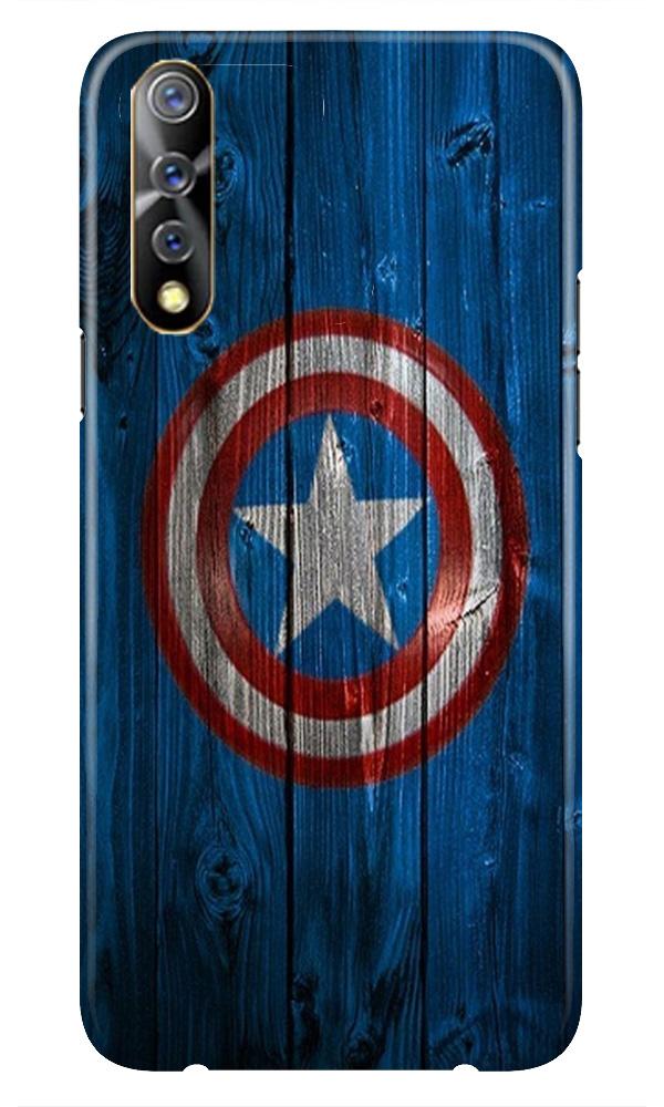 Captain America Superhero Case for Vivo Z1x  (Design - 118)