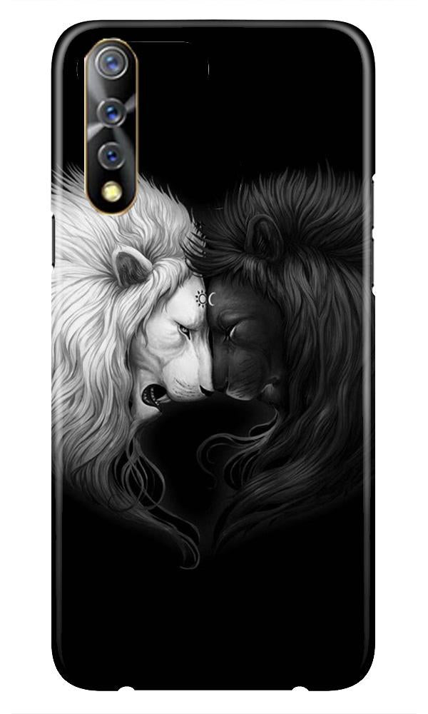 Dark White Lion Case for Vivo S1  (Design - 140)