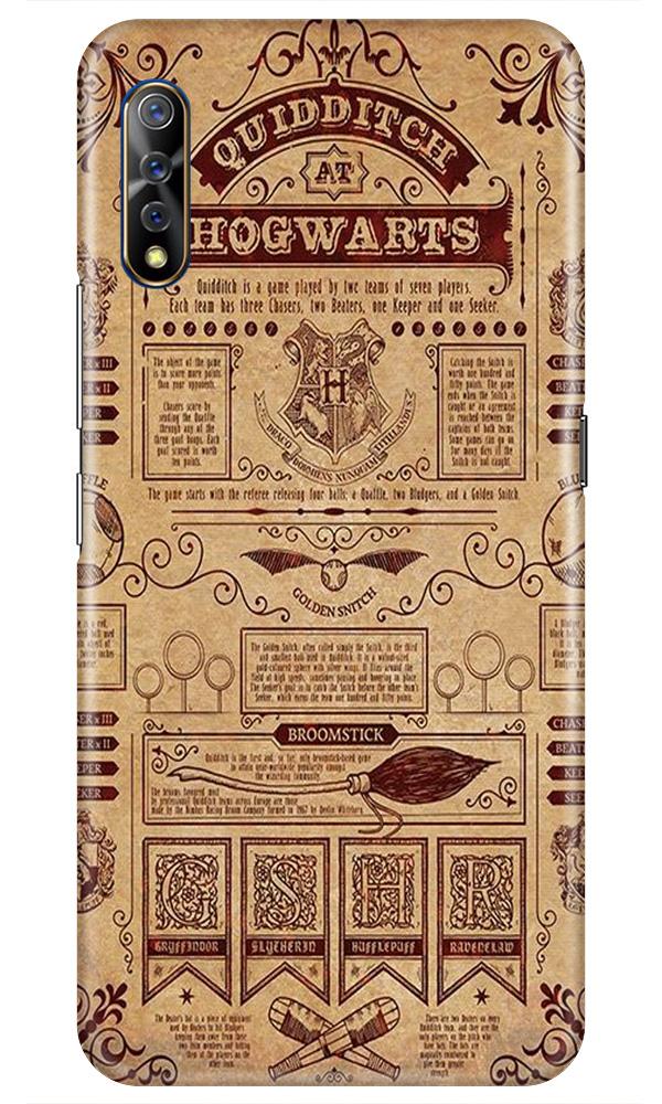 Hogwarts Mobile Back Case for Vivo S1 (Design - 304)