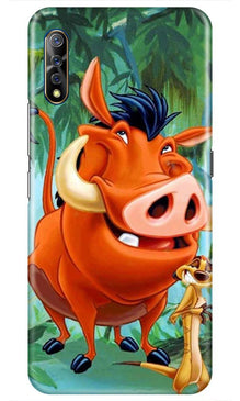 Timon and Pumbaa Mobile Back Case for Vivo S1   (Design - 305)