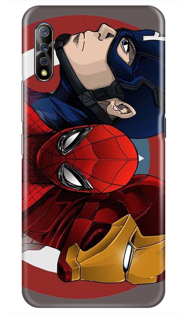 Superhero Mobile Back Case for Vivo Z1x   (Design - 311)