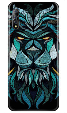 Lion Mobile Back Case for Vivo Z1x   (Design - 314)