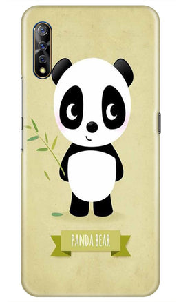 Panda Bear Mobile Back Case for Vivo Z1x (Design - 317)