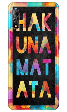 Hakuna Matata Mobile Back Case for Vivo S1   (Design - 323)