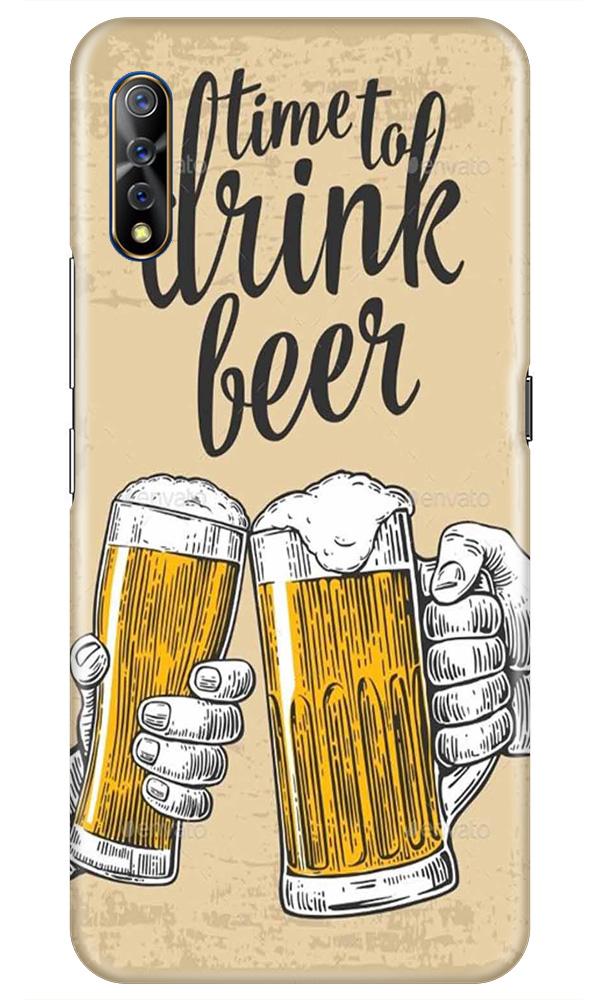 Drink Beer Mobile Back Case for Vivo Z1x   (Design - 328)