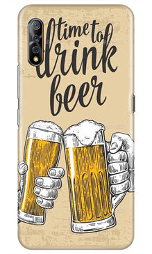 Drink Beer Mobile Back Case for Vivo S1   (Design - 328)