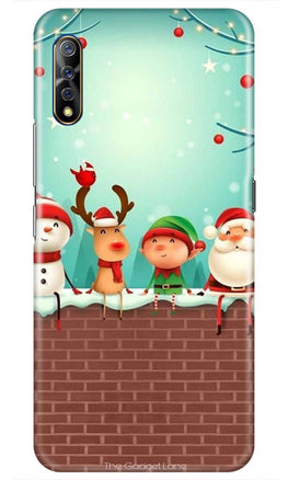 Santa Claus Mobile Back Case for Vivo S1 (Design - 334)