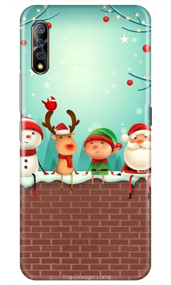 Santa Claus Mobile Back Case for Vivo Z1x   (Design - 334)