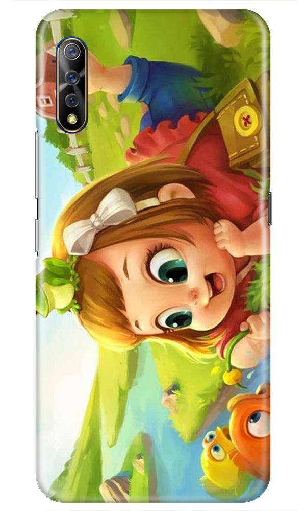 Baby Girl Mobile Back Case for Vivo S1   (Design - 339)