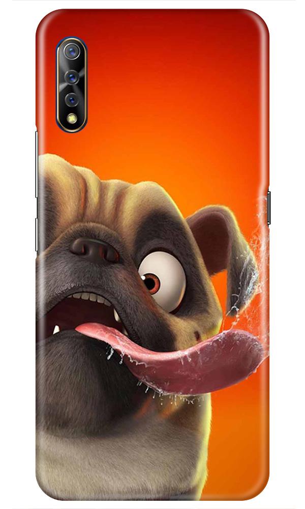 Dog Mobile Back Case for Vivo Z1x   (Design - 343)