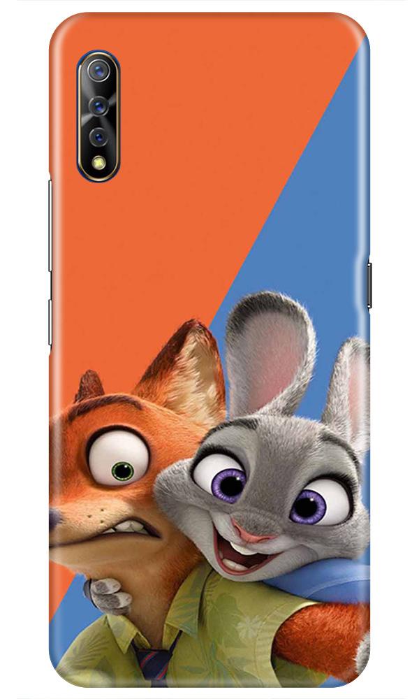 Cartoon Mobile Back Case for Vivo Z1x   (Design - 346)