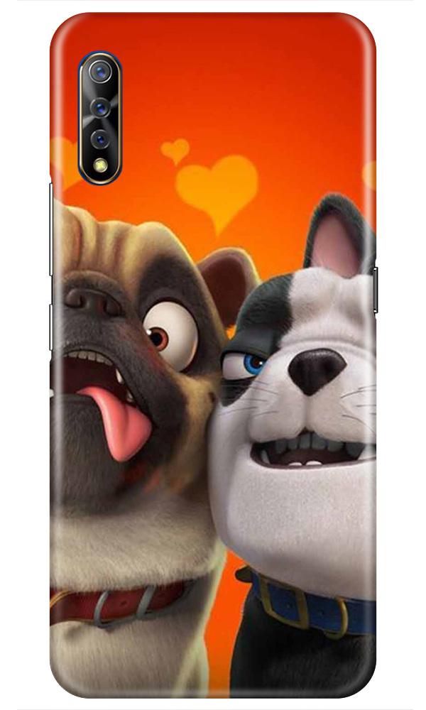 Dog Puppy Mobile Back Case for Vivo S1   (Design - 350)