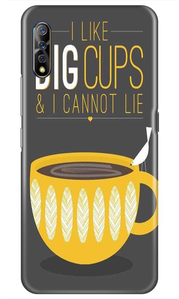 Big Cups Coffee Mobile Back Case for Vivo S1 (Design - 352)