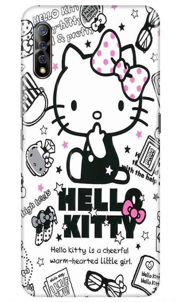 Hello Kitty Mobile Back Case for Vivo Z1x   (Design - 361)