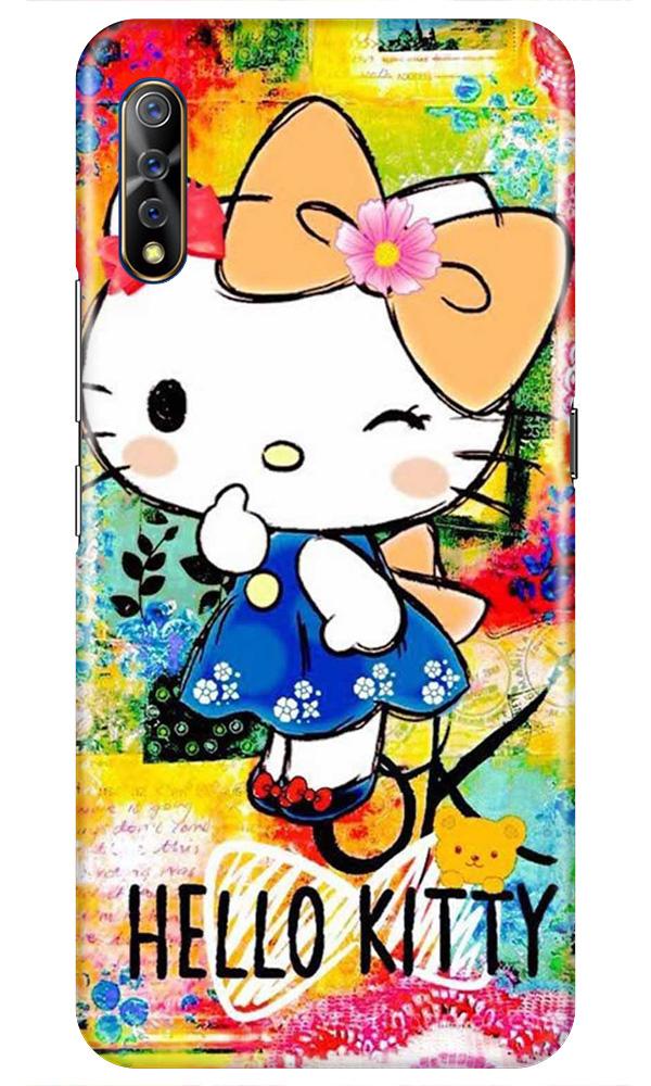 Hello Kitty Mobile Back Case for Vivo S1   (Design - 362)
