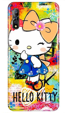 Hello Kitty Mobile Back Case for Vivo Z1x   (Design - 362)