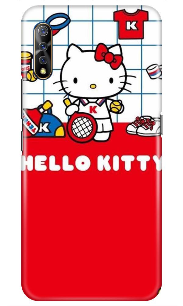 Hello Kitty Mobile Back Case for Vivo Z1x   (Design - 363)