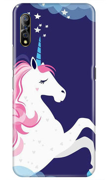 Unicorn Mobile Back Case for Vivo S1   (Design - 365)