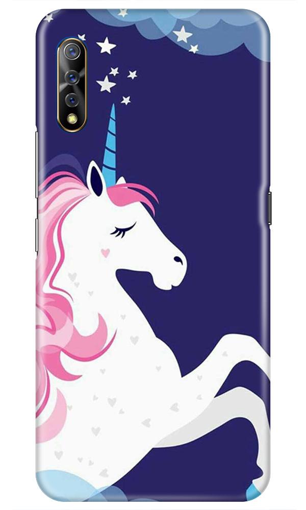 Unicorn Mobile Back Case for Vivo Z1x (Design - 365)