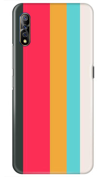 Color Pattern Mobile Back Case for Vivo S1   (Design - 369)