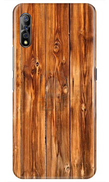 Wooden Texture Mobile Back Case for Vivo S1   (Design - 376)