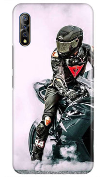 Biker Mobile Back Case for Vivo Z1x   (Design - 383)