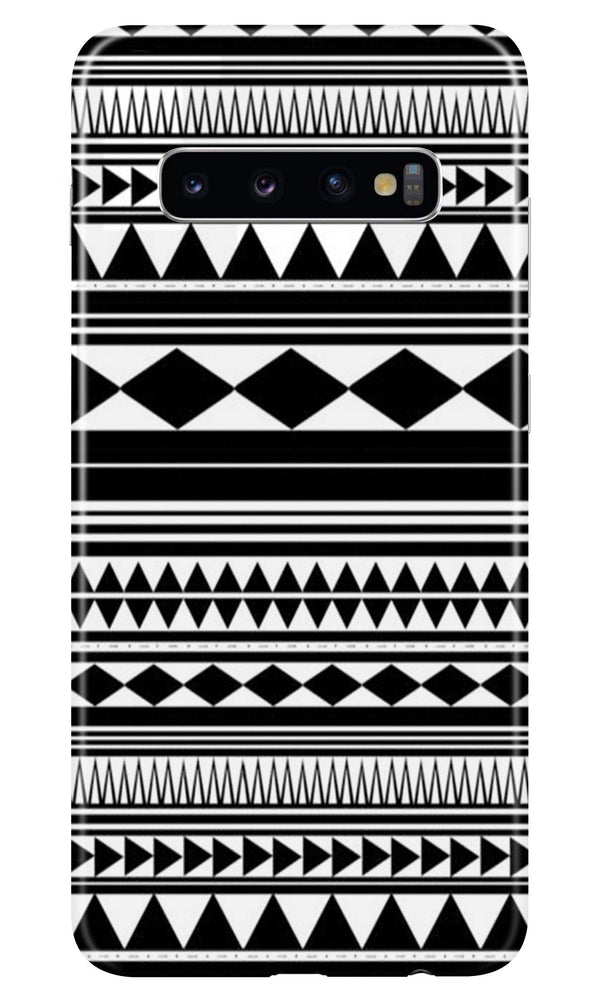 Black white Pattern Case for Samsung Galaxy S10