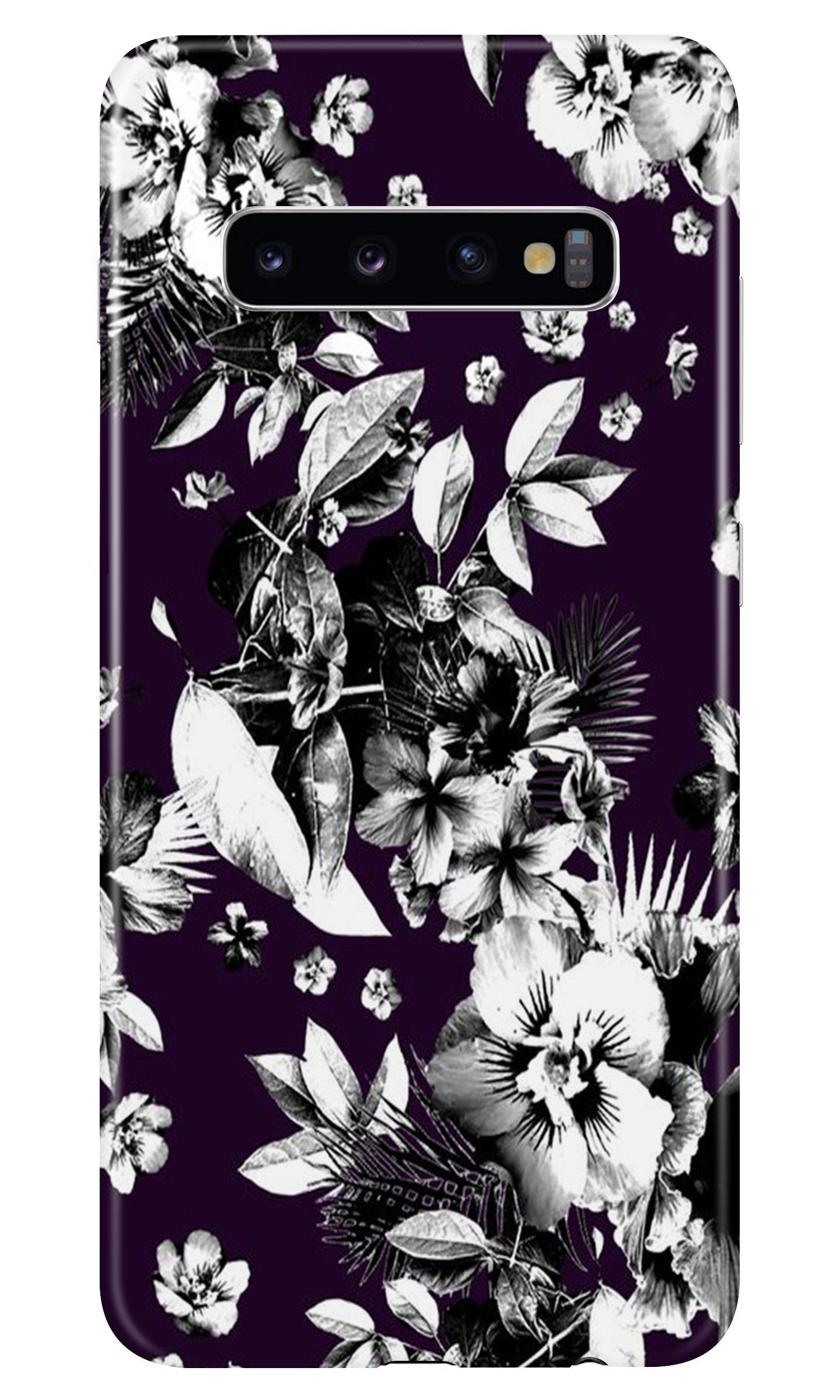 white flowers Case for Samsung Galaxy S10 Plus